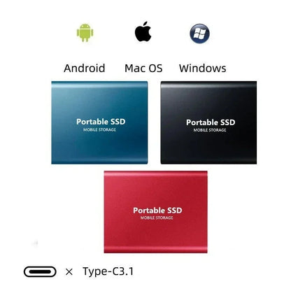 Davy | Compact 128GB External SSD Drive - Fast & Reliable