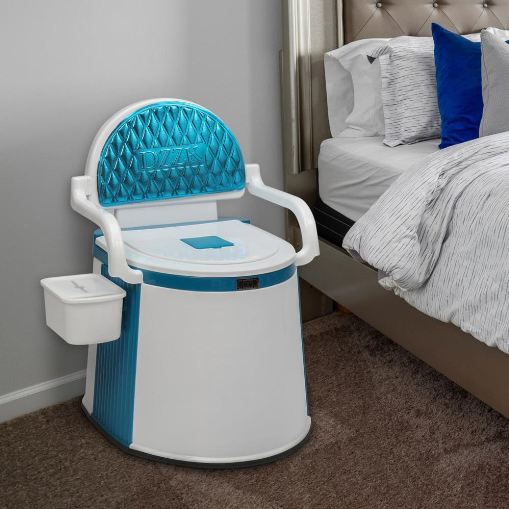 Davy | Portable Commode with Armrests for Adults & Seniors