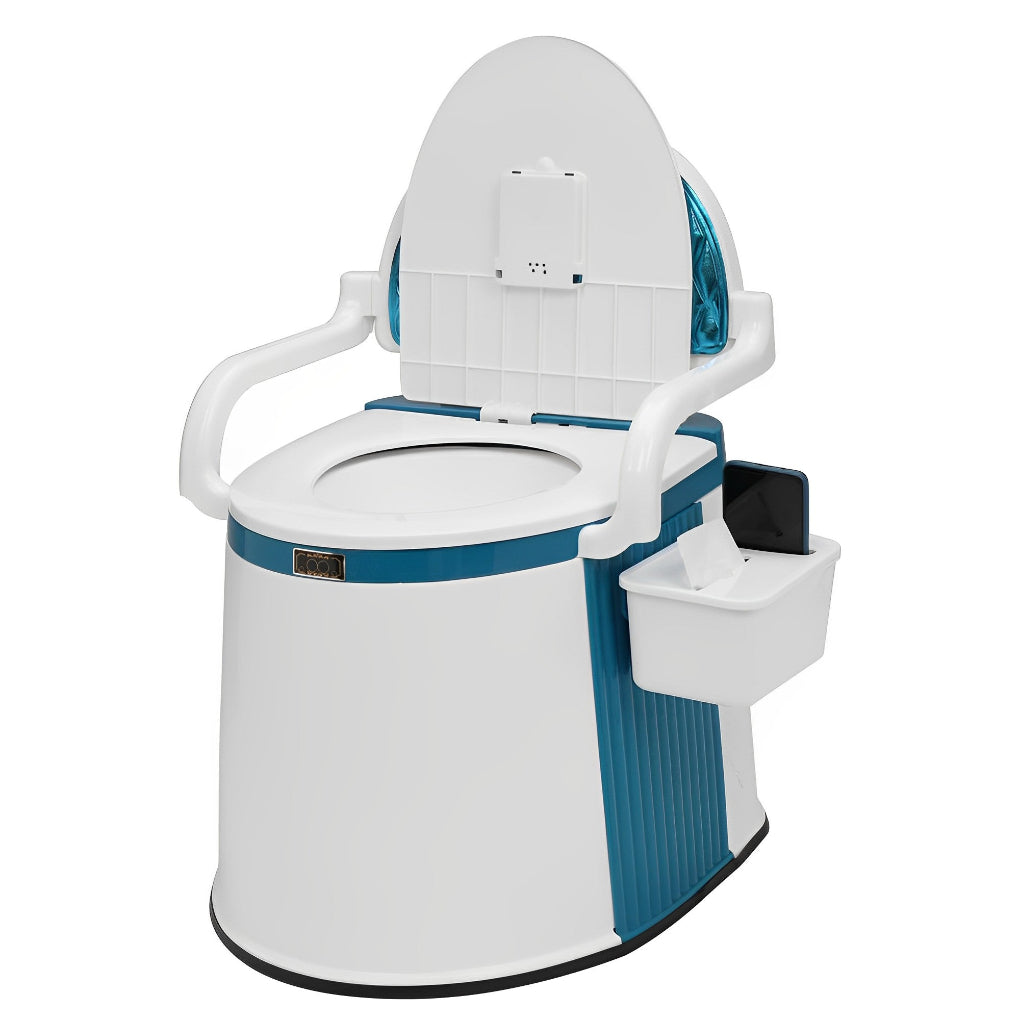 Davy | Portable Commode with Armrests for Adults & Seniors