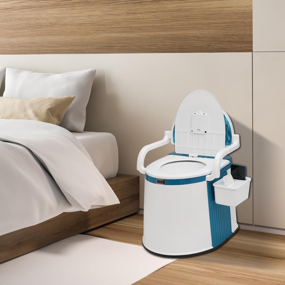 Davy | Portable Commode with Armrests for Adults & Seniors