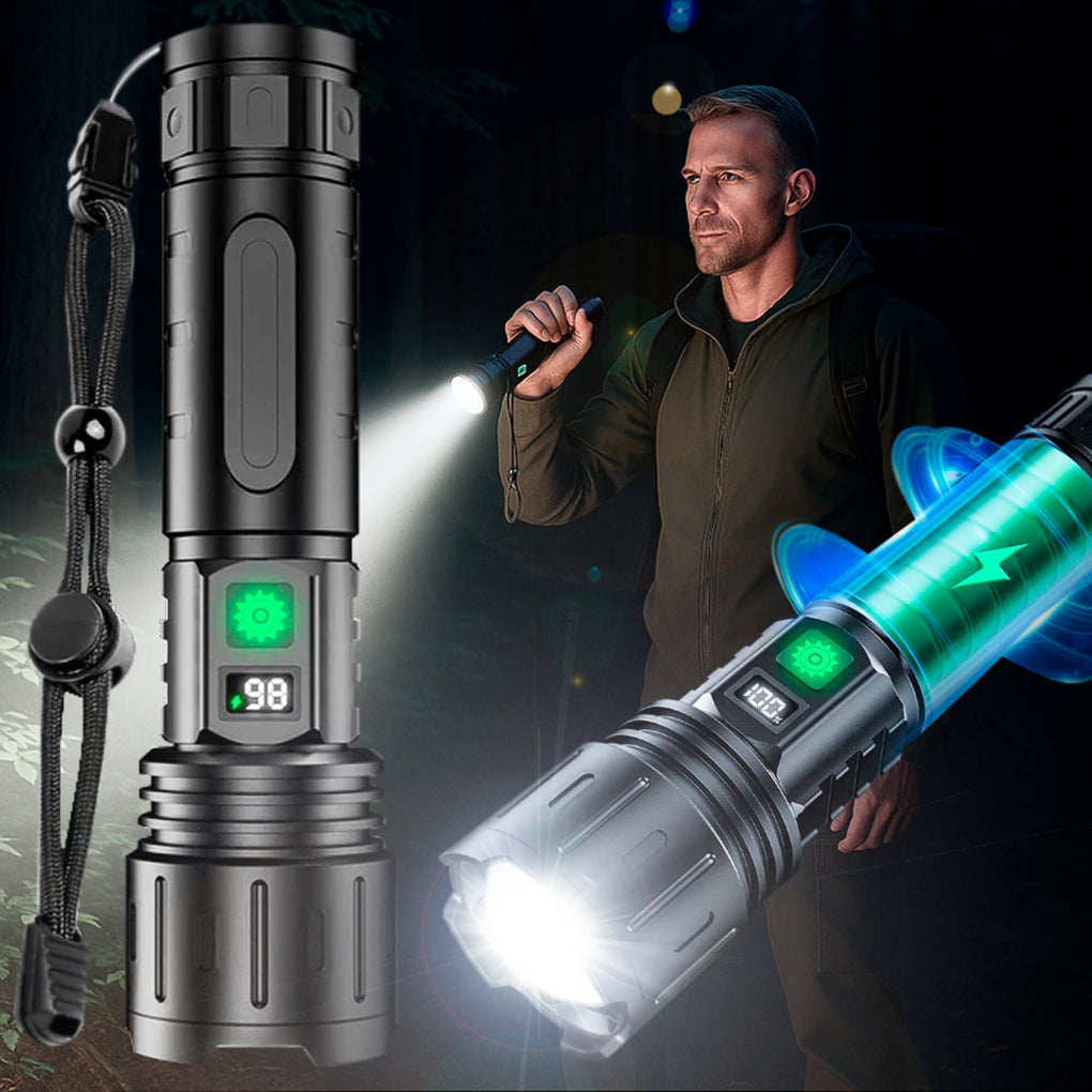 Davy | Powerful Flashlight with LCD Power Display