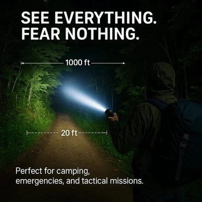 Davy | Powerful Flashlight with LCD Power Display