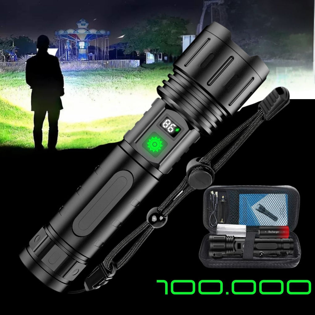 Davy | Powerful Flashlight with LCD Power Display