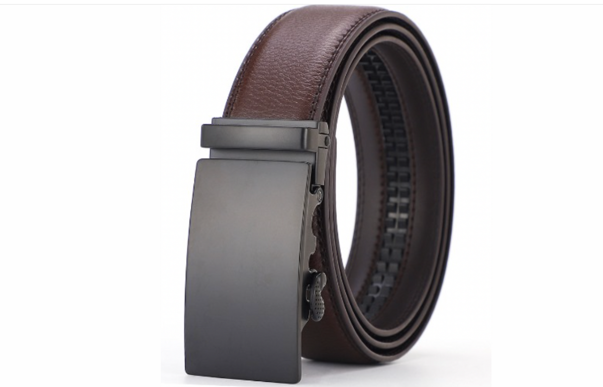 Davy | Men's Automatic Buckle Belt - Premium PU Leather