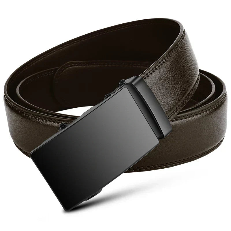 Davy | Men's Automatic Buckle Belt - Premium PU Leather