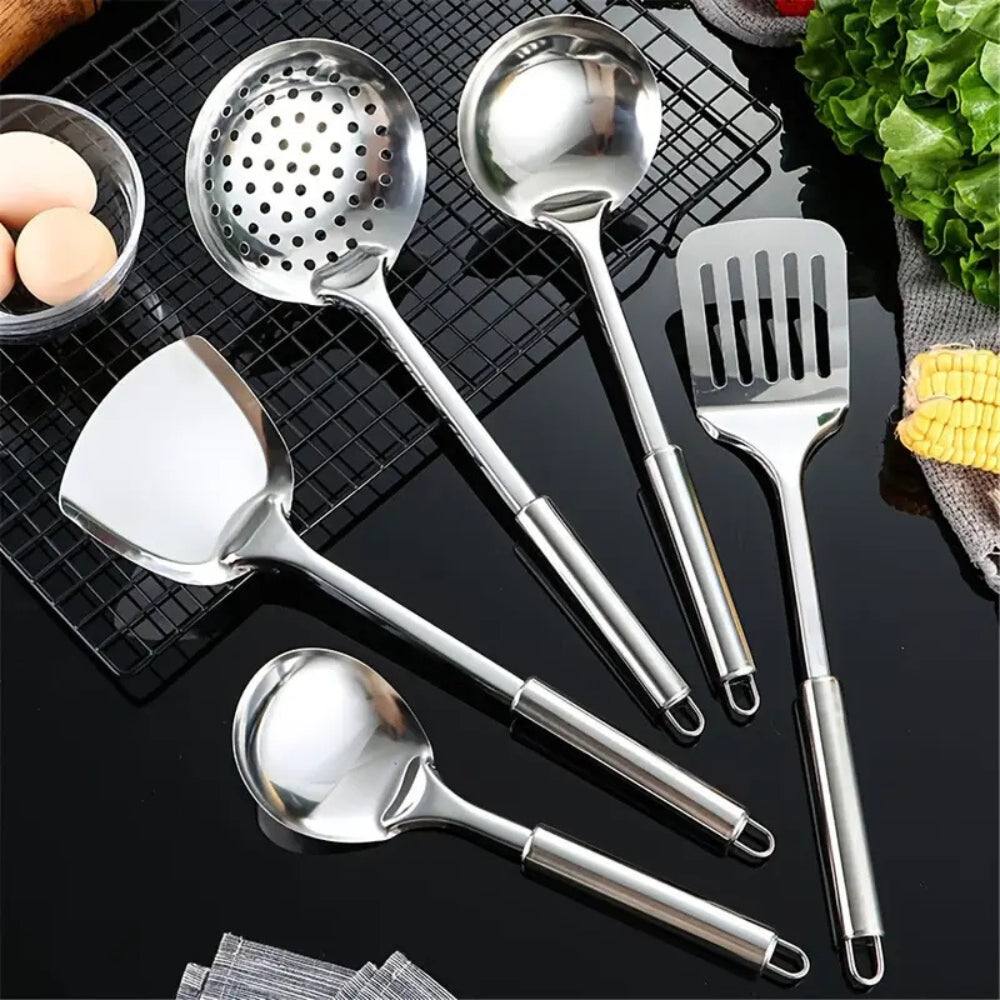 Davy | Premium Stainless Steel Kitchen Utensils | 5 Piece Set