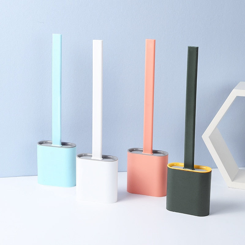 Davy | Silicone Toilet Brush | Superior Clean, Effortless Style