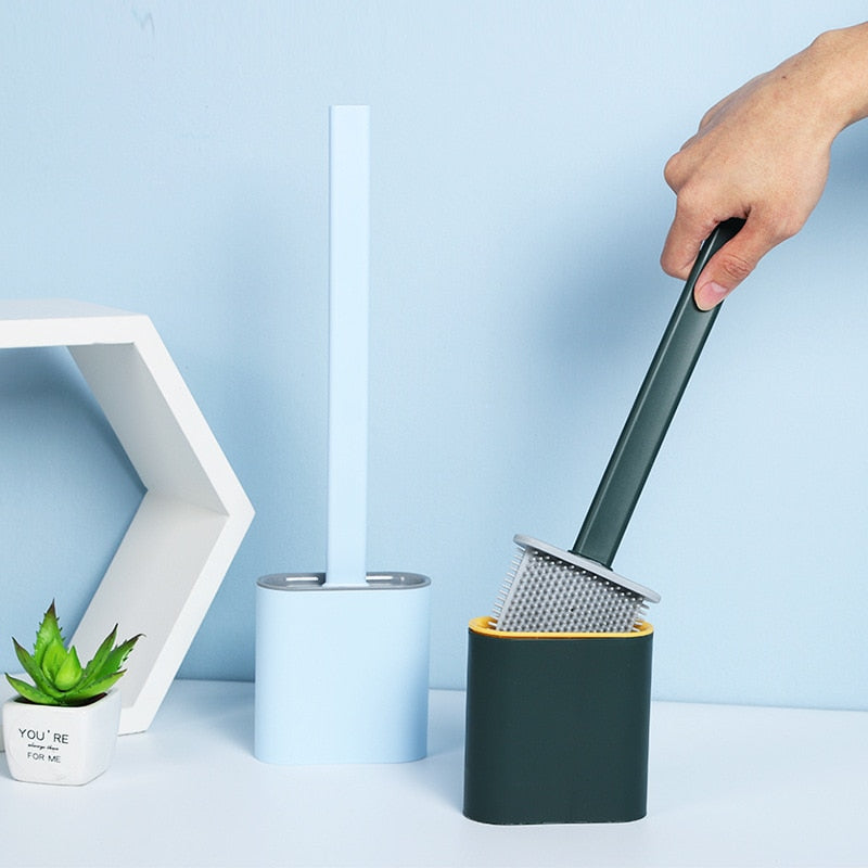 Davy | Silicone Toilet Brush | Superior Clean, Effortless Style