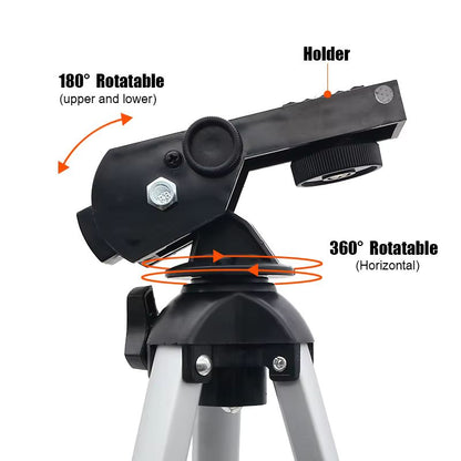 Davy | Professional Astronomical Telescope | 70mm Aperture, 300mm Focal Length & Easy Setup for Stargazing and Nature Exploration