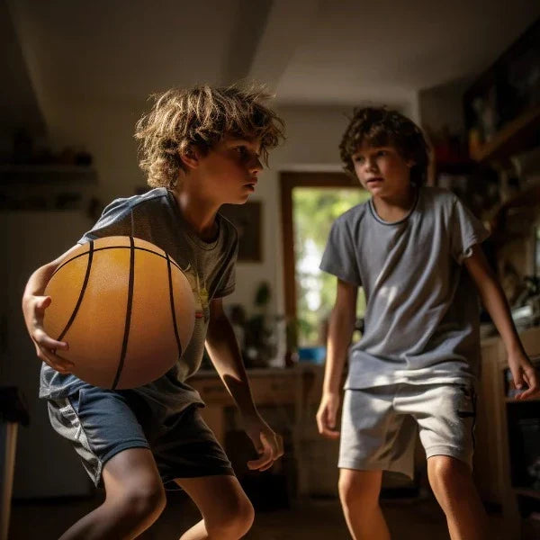 Davy | Quiet Indoor Basketball | Soft Foam | Home Training Ball | Good Bounce