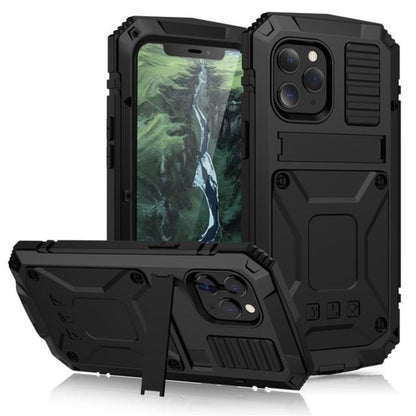 Davy | Protective Shockproof Tempered Glass Metal Case for iPhone