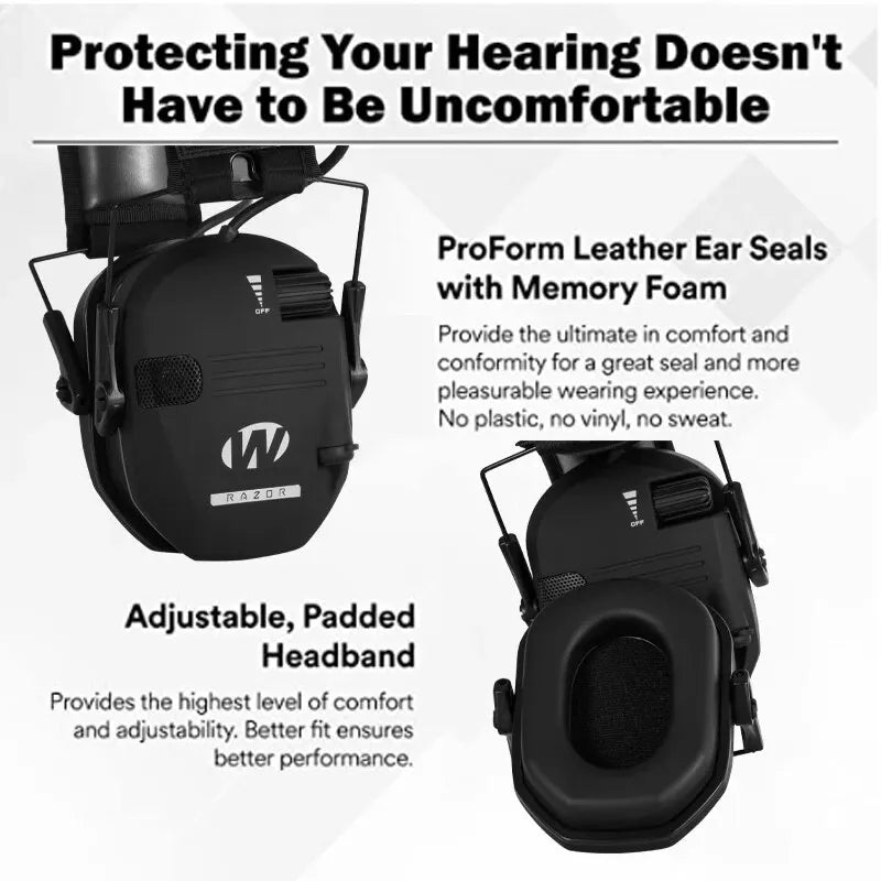 Davy | Protective Shooting Headphones | Active Noise Cancellation, Lightweight and Comfortable for Shooting Activities