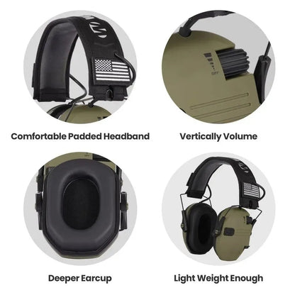 Davy | Protective Shooting Headphones | Active Noise Cancellation, Lightweight and Comfortable for Shooting Activities