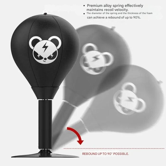 Davy | Punching Ball with Strong Suction Base - PowerStrike
