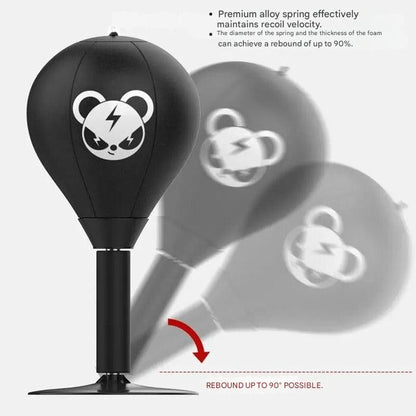 Davy | Punching Ball with Strong Suction Base - PowerStrike