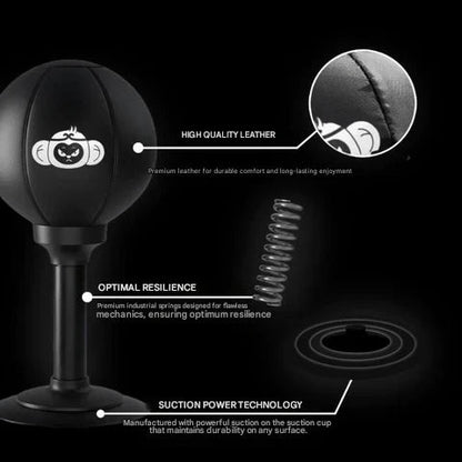 Davy | Punching Ball with Strong Suction Base - PowerStrike