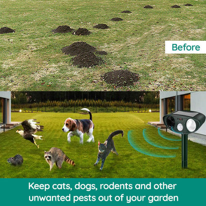 Davy | Solar Ultrasonic Pest Repeller for Outdoors