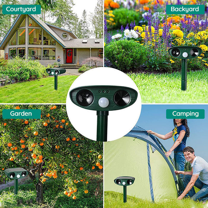 Davy | Solar Ultrasonic Pest Repeller for Outdoors