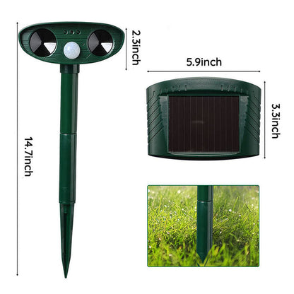 Davy | Solar Ultrasonic Pest Repeller for Outdoors