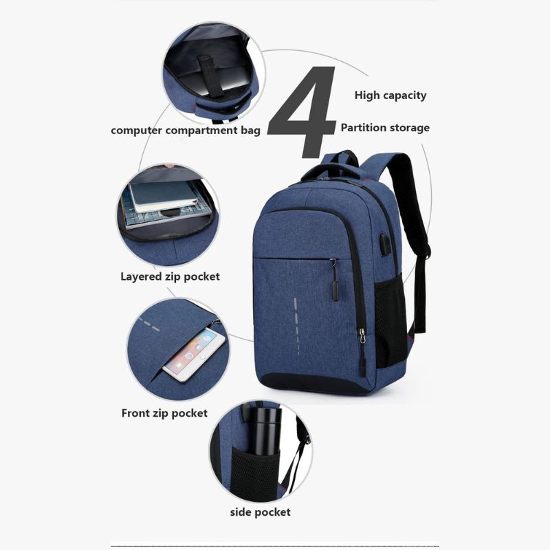 Davy | RAYMOND | Men's Waterproof Backpack Ultra-Light Back Bag