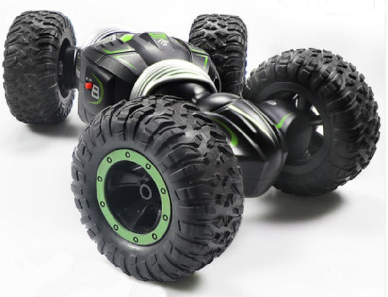 Davy | Rechargeable 4WD Stunt Off-road Remote Control Car with Lithium Battery, Rubber Vacuum Tires, Suitable for Driving on Various Bumpy Roads, for Adults and Children