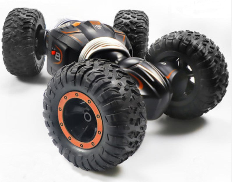 Davy | Rechargeable 4WD Stunt Off-road Remote Control Car with Lithium Battery, Rubber Vacuum Tires, Suitable for Driving on Various Bumpy Roads, for Adults and Children