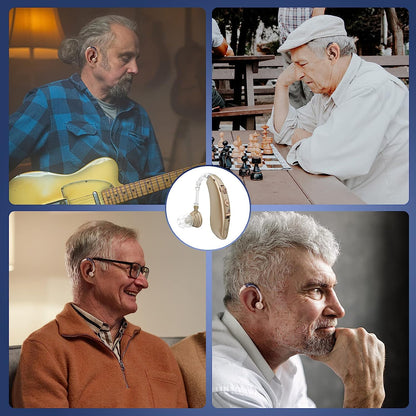 Davy | Rechargeable Digital Behind the Ear Hearing Aids BTE With Noise Reduction