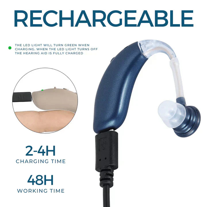Davy | Rechargeable Hearing Aid with Adjustable Volume