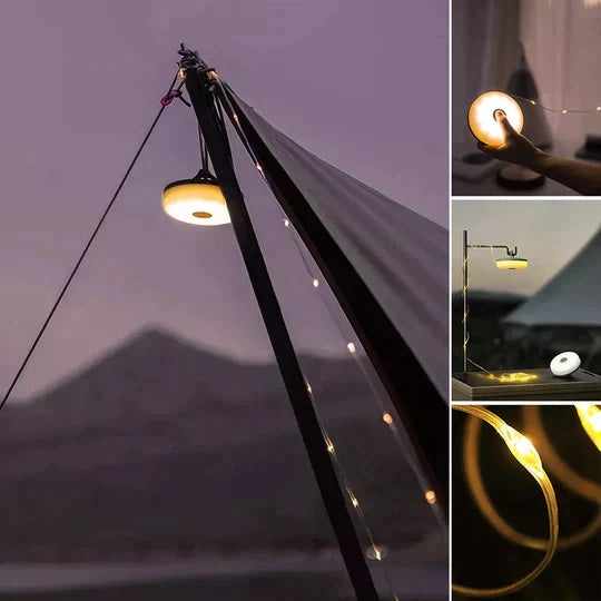 Davy | Rechargeable Outdoor Lantern with LED Strip