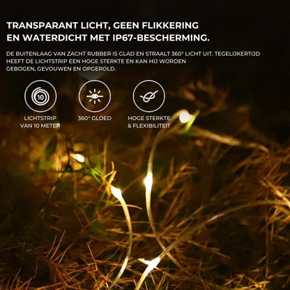 Davy | Rechargeable Outdoor Lantern with LED Strip