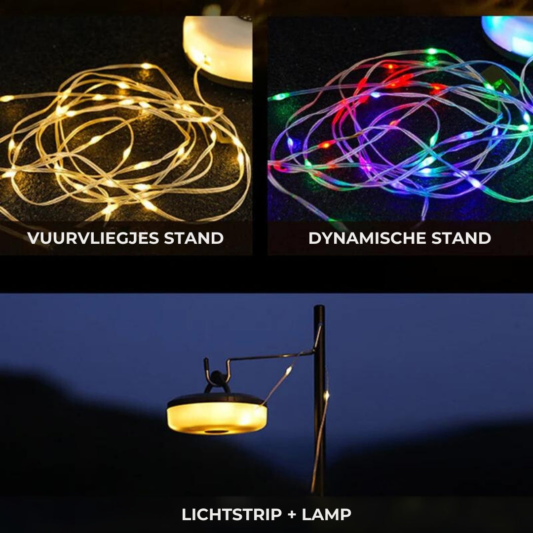 Davy | Rechargeable Outdoor Lantern with LED Strip