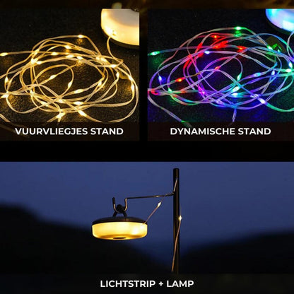 Davy | Rechargeable Outdoor Lantern with LED Strip