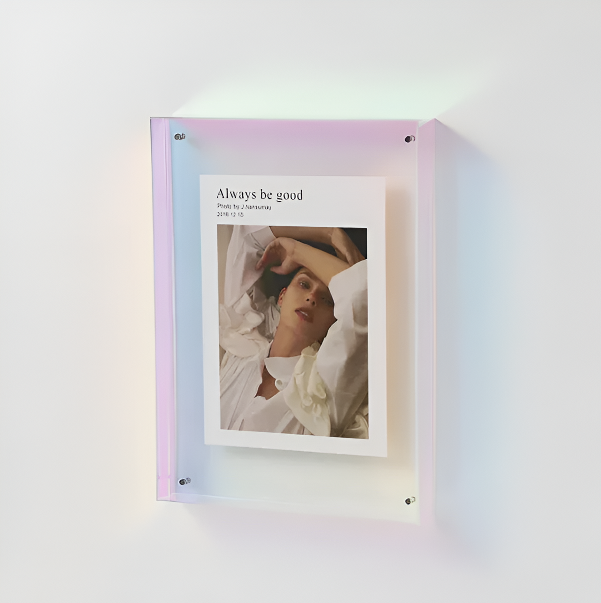 Davy | RectaCryl Picture Frame - Modern, Minimalist Acrylic Picture Frame