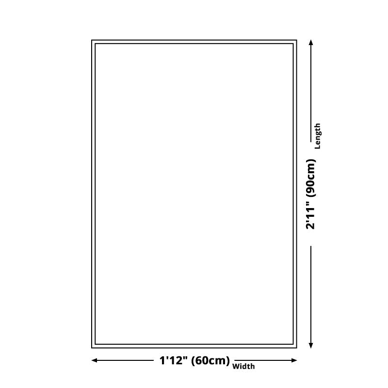 Davy | Rectangular Mat | Optical Effect Pattern