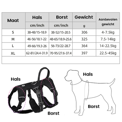 Davy | Reflective Anti-Pull Dog Harness - Gripguard
