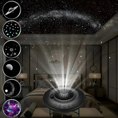 Davy | Rotating Galaxy Projector with Nebula & Stars