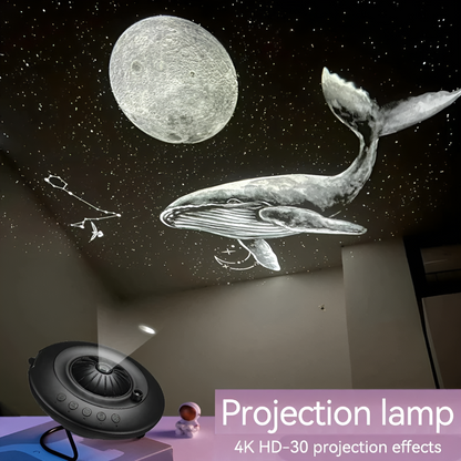 Davy | Rotating Galaxy Projector with Nebula & Stars