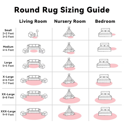 Davy | Round Shag Rug 150 cm