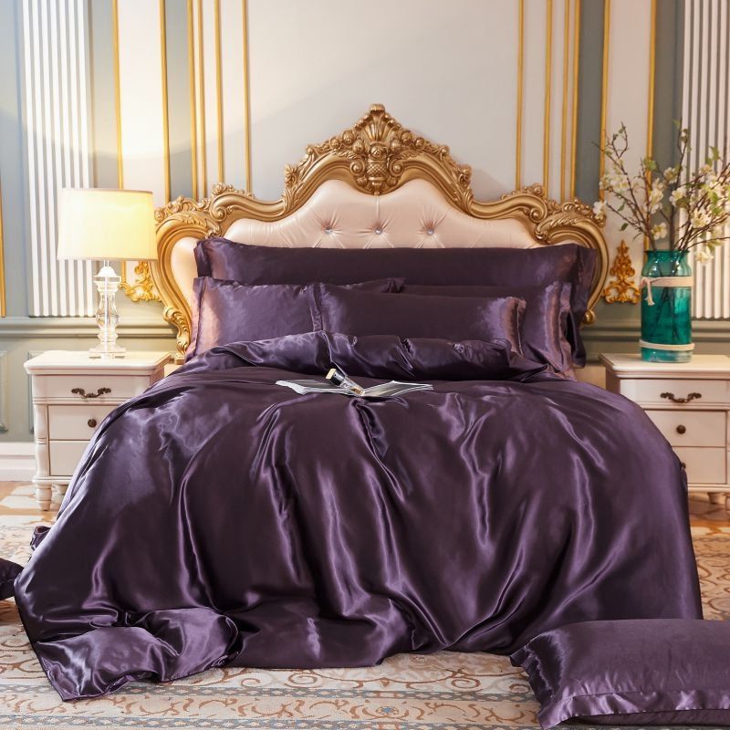 Davy | Satin Duvet Cover Set - Soft & Smooth Feel