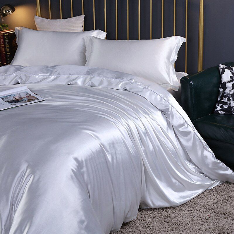 Davy | Satin Duvet Cover Set - Soft & Smooth Feel