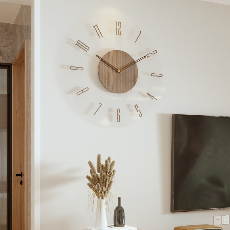 Davy | Scandinavian Style Wooden Wall Clock - WoodWave
