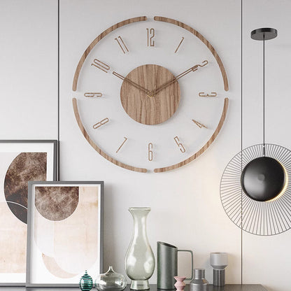 Davy | Scandinavian Style Wooden Wall Clock - WoodWave