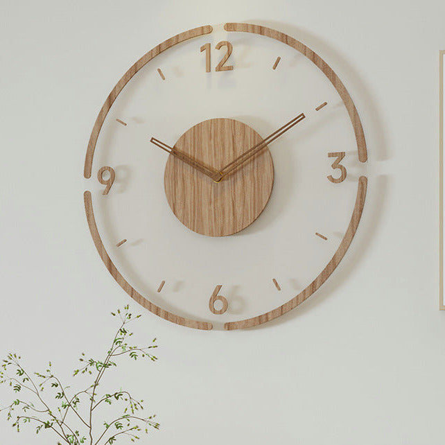 Davy | Scandinavian Style Wooden Wall Clock - WoodWave