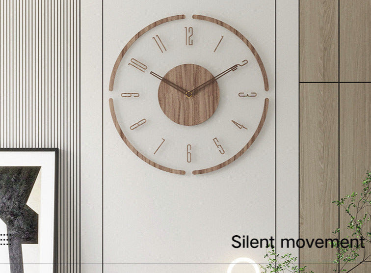 Davy | Scandinavian Style Wooden Wall Clock - WoodWave