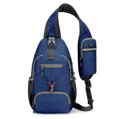 Davy | SecurePack | Anti-Theft Waterproof Multi-Pocket Shoulder Backpack – Lightweight Crossbody Travel Bag