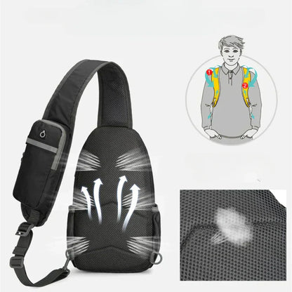 Davy | SecurePack | Anti-Theft Waterproof Multi-Pocket Shoulder Backpack – Lightweight Crossbody Travel Bag