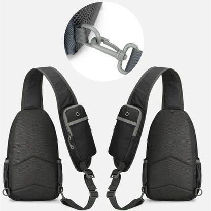 Davy | SecurePack | Anti-Theft Waterproof Multi-Pocket Shoulder Backpack – Lightweight Crossbody Travel Bag