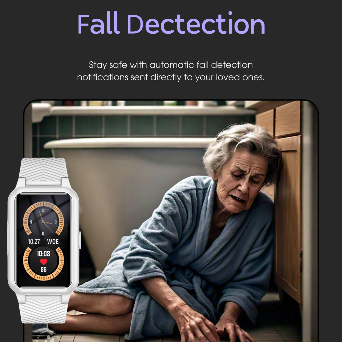 Davy | Elderly SOS Watch with GPS & Fall Alerts