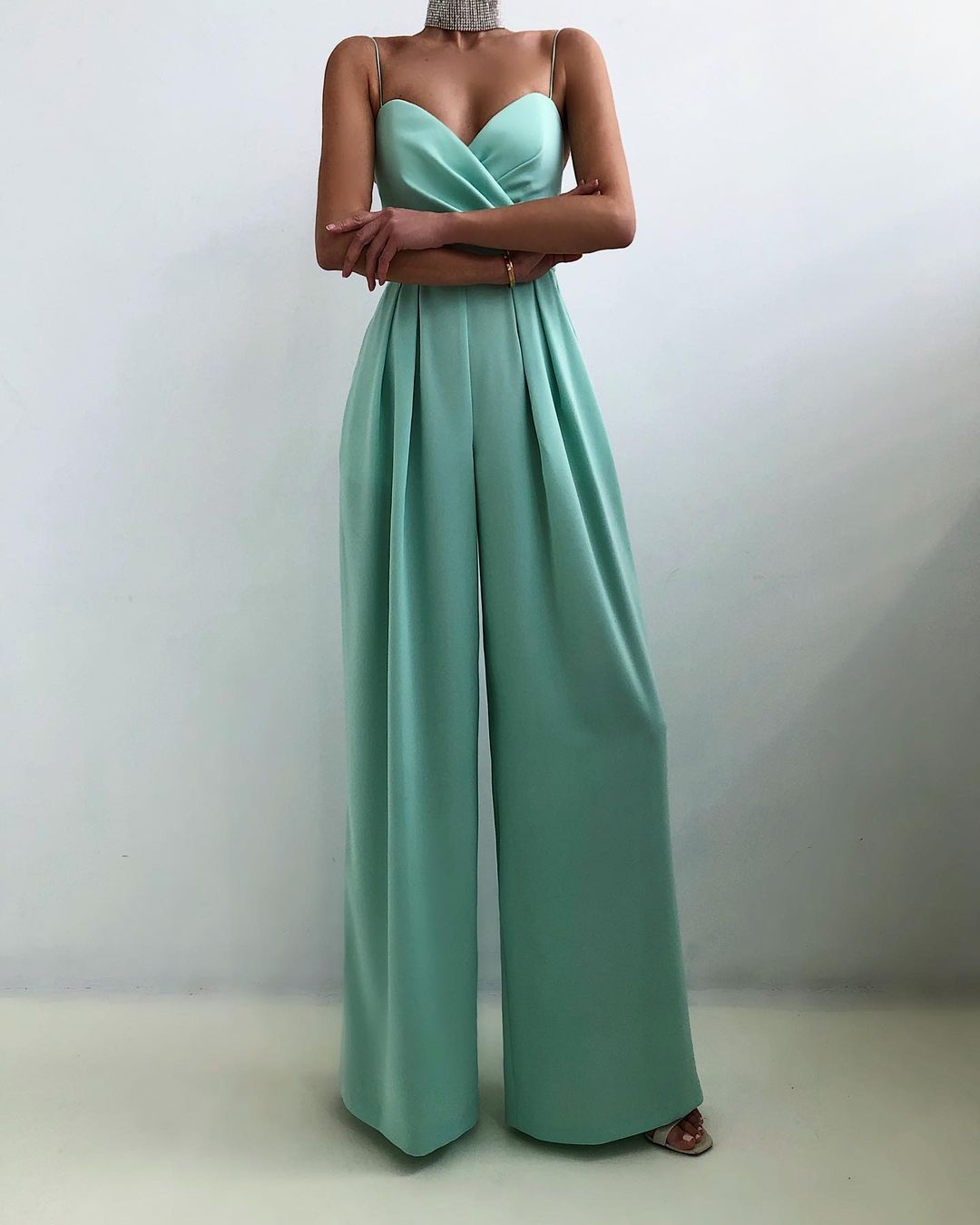 Women's Elegant Wide-Leg Jumpsuit