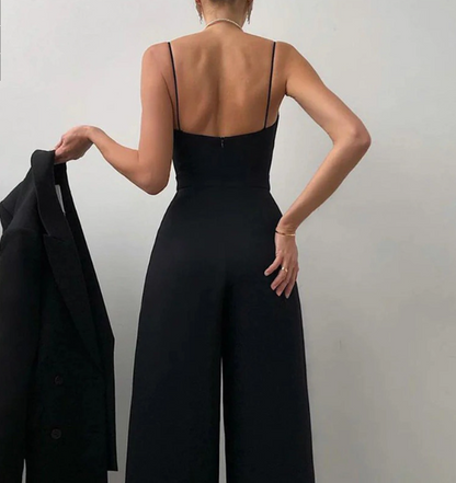 Women's Elegant Wide-Leg Jumpsuit